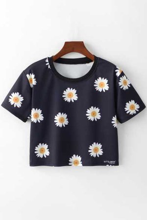 summer-fashion-floral-daisy-print-round-neck-short-sleeves-cropped-tee_1519607749643.jpg (392×588)