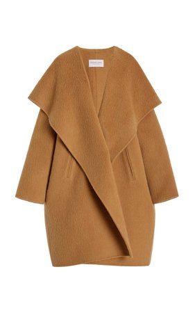 Hooded Alpaca Shawl Coat By Michael Kors Collection | Moda Operandi