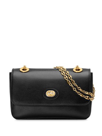 Black Gucci Gold Tone Logo Bag | Farfetch.com