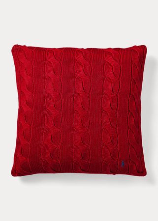 Hanley Cable-Knit Throw Pillow | Ralph Lauren