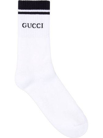 Gucci basic logo socks AW20 | Farfetch.com