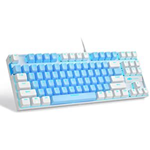 Amazon.com: Snpurdiri 60% Wired Gaming Keyboard, RGB Backlit Ultra-Compact Mini Keyboard, Waterproof Small Compact 61 Keys Keyboard for PC/Mac Gamer, Typist, Travel, Easy to Carry on Business Trip(Black-White) : Video Games