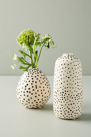 Taiki Dotted Vase | Anthropologie