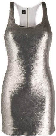 sequin fitted dress