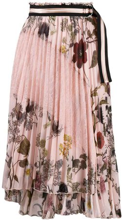 Ermanno Ermanno floral print pleated skirt