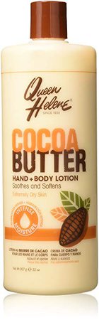 Amazon.com : Queen Helene Lotion 32oz Cocoa Butter Hand & Body by Queen Helene pack of 2 : Body Scrubs : Beauty
