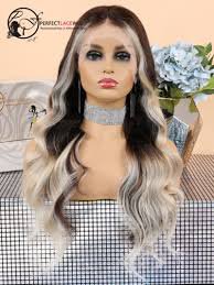 dyed front pieces wig - Google Search