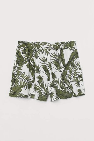 H&M+ Modal-blend Shorts - Green