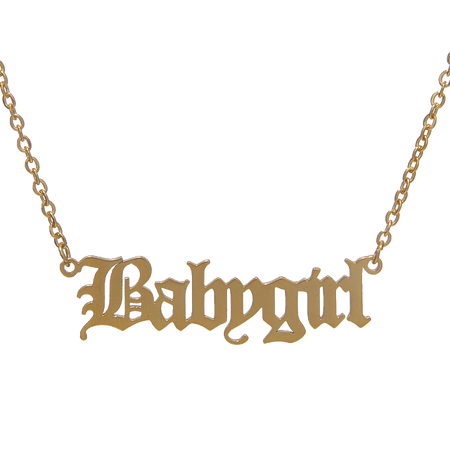 Babygirl necklaces