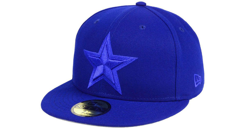 blue cowboys hat