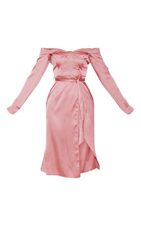 PLT Off shoulder Pink Dress