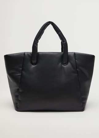 Quilted shopper bag - Woman | Mango Cyprus (Euros)