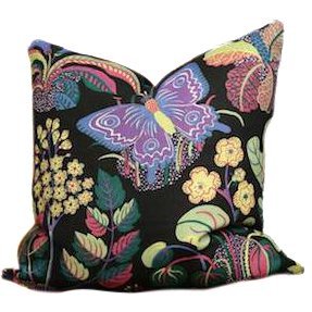 Josef Frank Exotic Butterfly Cushion | Chairish