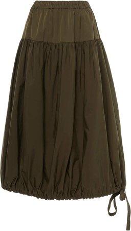 Co Drawstring-Hem Taffeta Bubble Skirt Size: XS