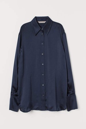 Silk Shirt - Blue