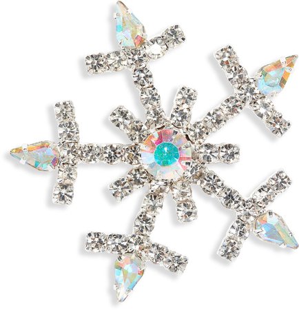 Snowflake Crystal Pin