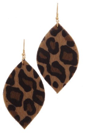 Leopard Earings