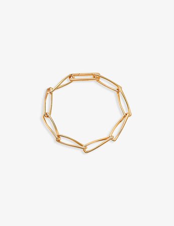 MISSOMA - Pirouette-chain18ct gold-plated bracelet | Selfridges.com