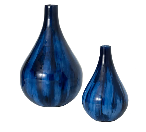 blue vases