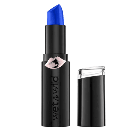 Sapphire blue lipstick