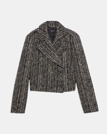 Tweed Sargent Jacket | Theory