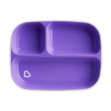 Munchkin Splash Divided Plate - Purple : Target