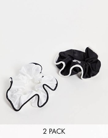 Accessorize white accents black accents trim fancywith piping detail | ASOS