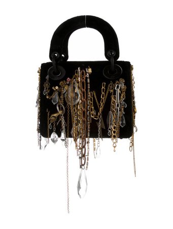 Christian Dior 2018 Embellished Lady Dior Bag - Handbags - CHR138258 | The RealReal