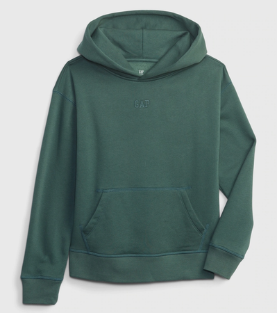 boys green gap hoodie