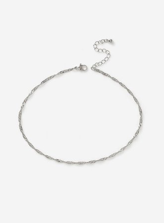 Silver Finish Fine Necklace | Dorothy Perkins