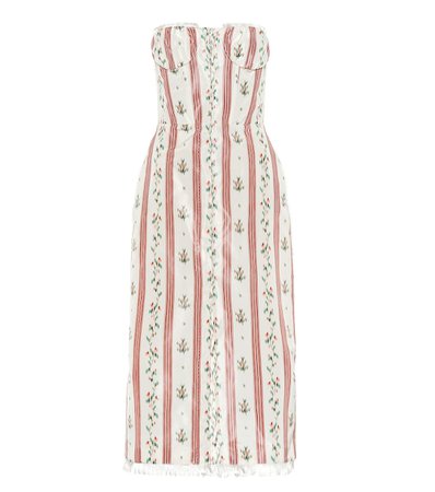 Olgha Silk-Blend Taffeta Midi Dress - Brock Collection | mytheresa