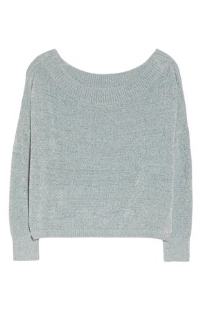 WITTY FOX Off the Shoulder Chenille Sweater | Nordstrom