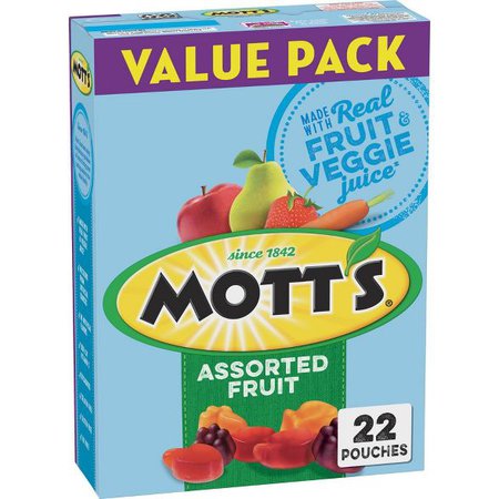 Mott's Fruit Flavored Snacks - Pack Of 22 : Target