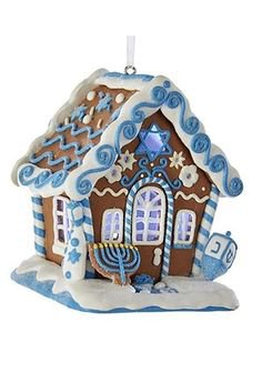 Hanukkah gingerbread house kit