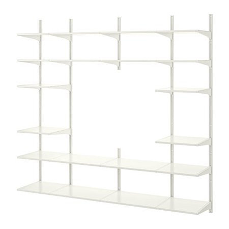 ikea ALGOT Wall upright/shelves, white