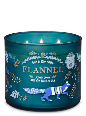 Flannel 3-Wick Candle | Bath & Body Works