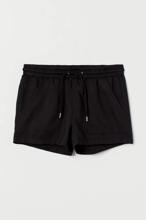Lyocell Shorts - Black