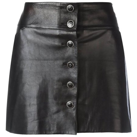Chanel Leather Mini Skirt