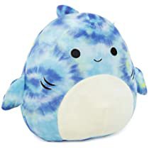 Amazon.com: Squishmallows Official Kellytoy Luther The Tye Dye Shark Soft Squishy Toy Stuffed Animal (12 Inch): Toys & Games