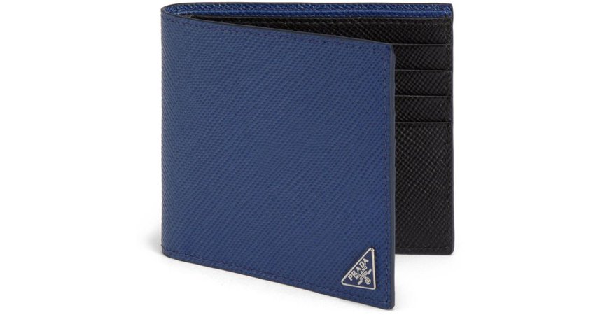 Prada Navy Blue Wallet