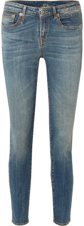Alison Mid-rise Skinny Jeans - Blue