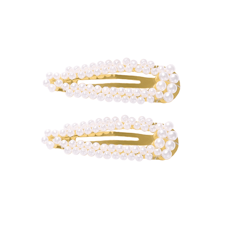 JESSICABUURMAN – KIMNA Set Of Two Pearls Hairclips