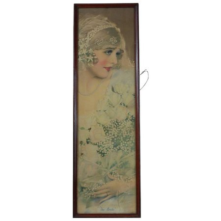 1920's Yard Long Print "The Bride" by Rolf Armstrong : Fun City | Ruby Lane