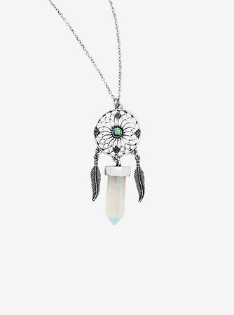 Dream Catcher Crystal Necklace