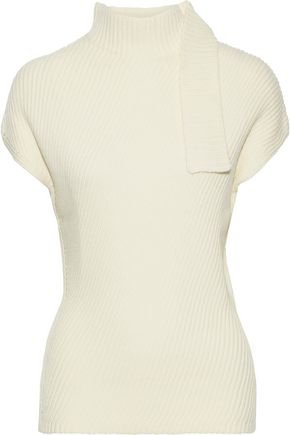 NARCISO RODRIGUEZ Ribbed wool turtleneck top | Sale up to 70% off | THE OUTNET