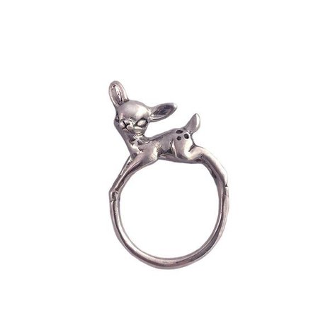 Anomaly Jewelry Miniature Deer Ring