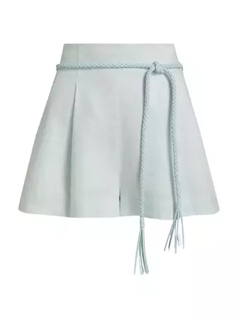 Shop Zimmermann Linen Tie-Waist High-Rise Shorts | Saks Fifth Avenue
