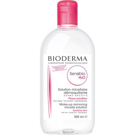 Bioderma Sensibio H2O Soothing Micellar Cleansing Water and Makeup Removing Solution for Sensitive Skin - Face and Eyes - 16.7 fl.oz. - Walmart.com - Walmart.com