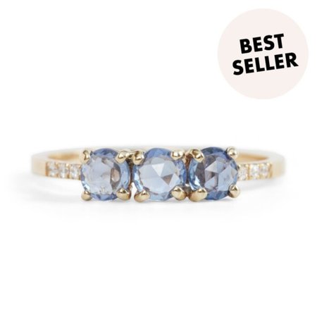 Painter's Blue Sapphire Ring, Jennie Kwon