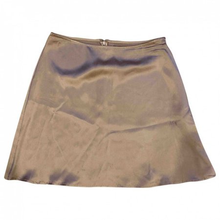 Silk mini skirt Reformation Pink size 6 US in Silk - 8729464
